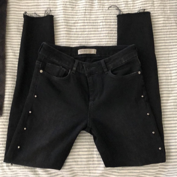 Zara Denim - Zara pearl jeans
